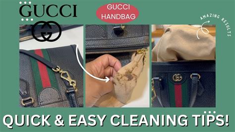 gucci tter cleaning|Gucci bag cleaner.